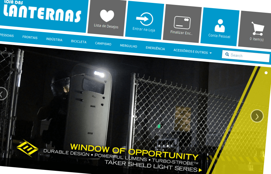 lanternas.ecommerce - Site e-commerce Loja das lanternas