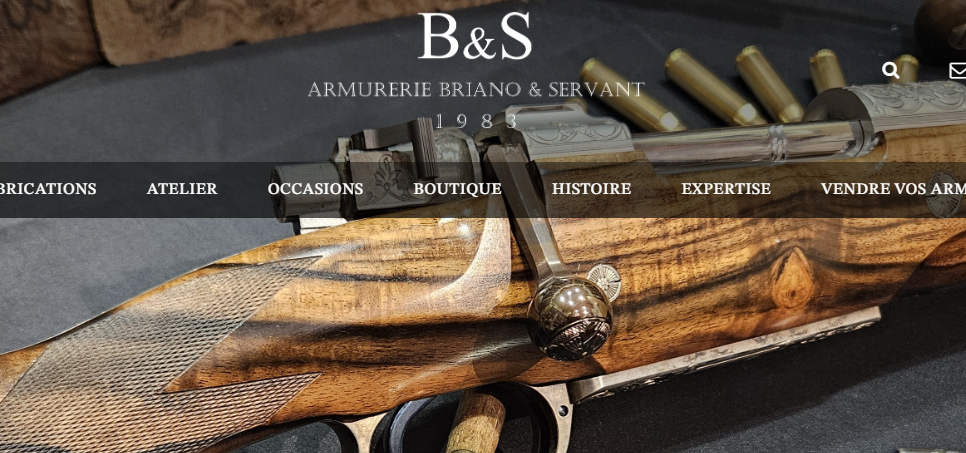 homepage servant - Nouveau site Armurerie Briano Servant